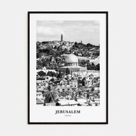 Jerusalem Portrait B&W Poster