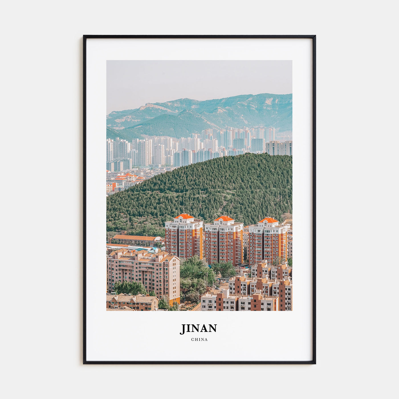 Jinan Portrait Color Poster