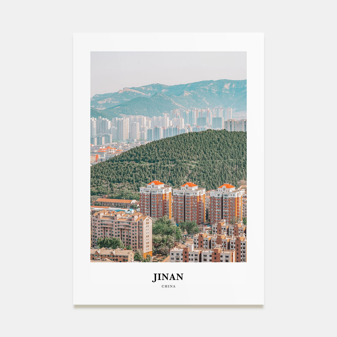 Jinan Portrait Color Poster
