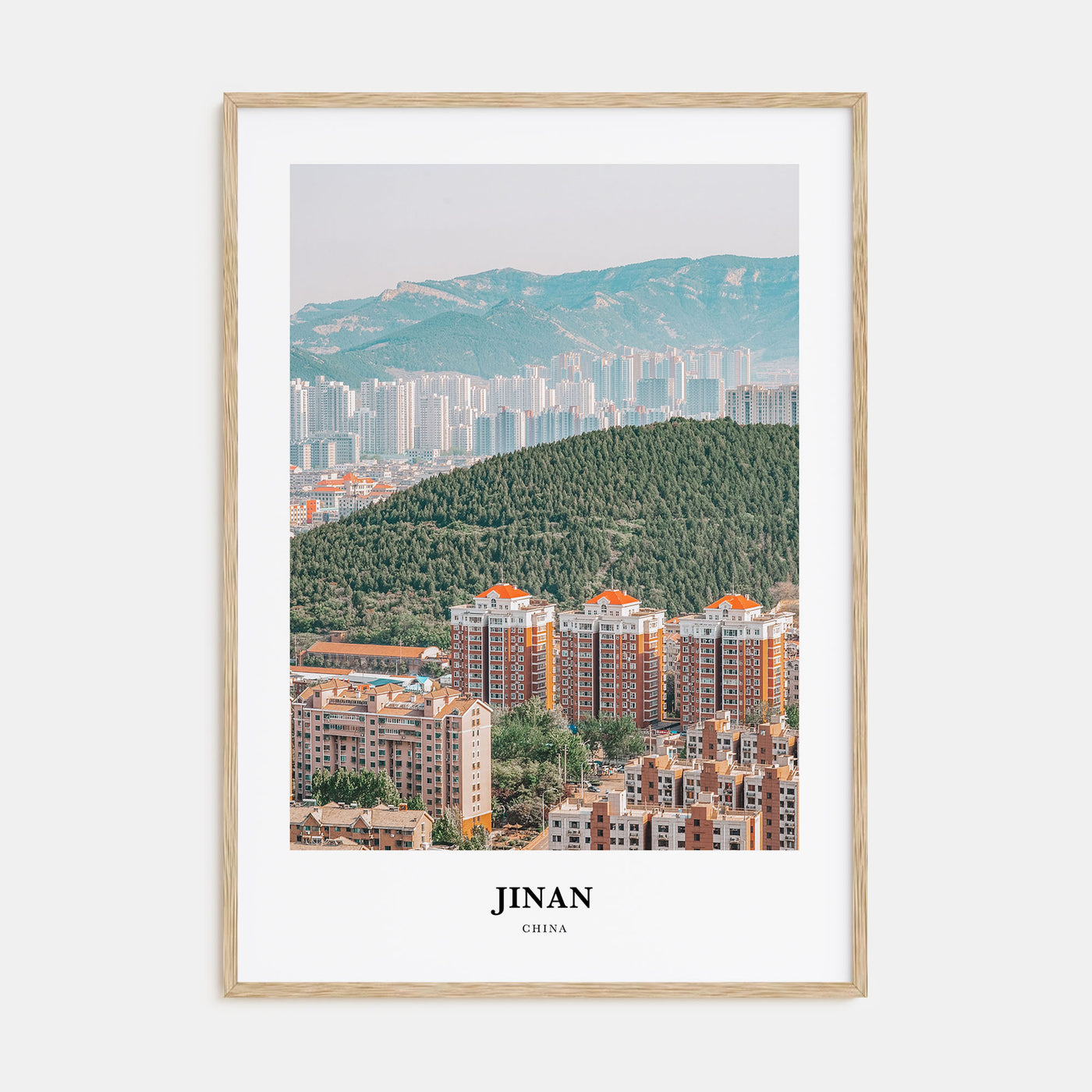 Jinan Portrait Color Poster