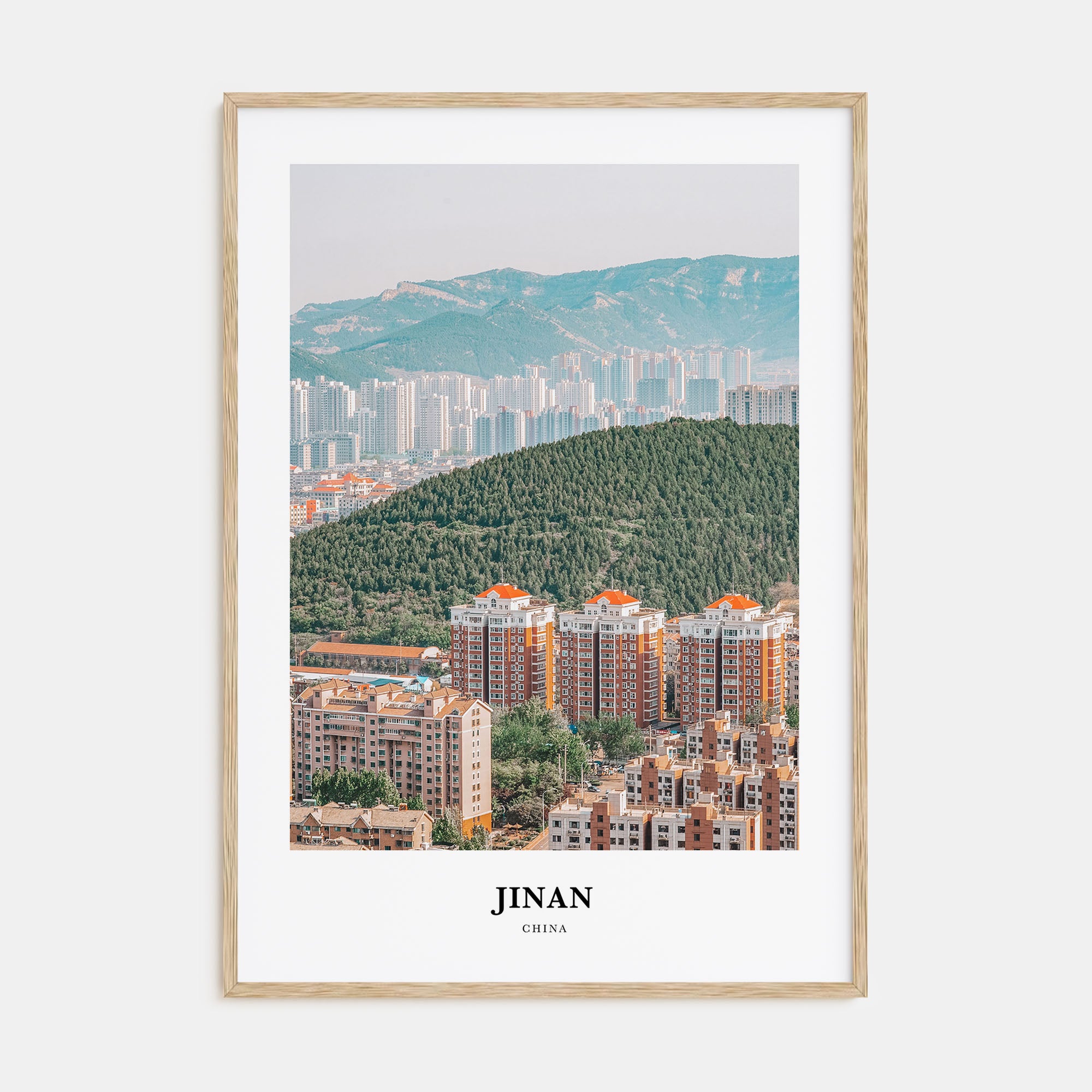 Jinan Portrait Color Poster