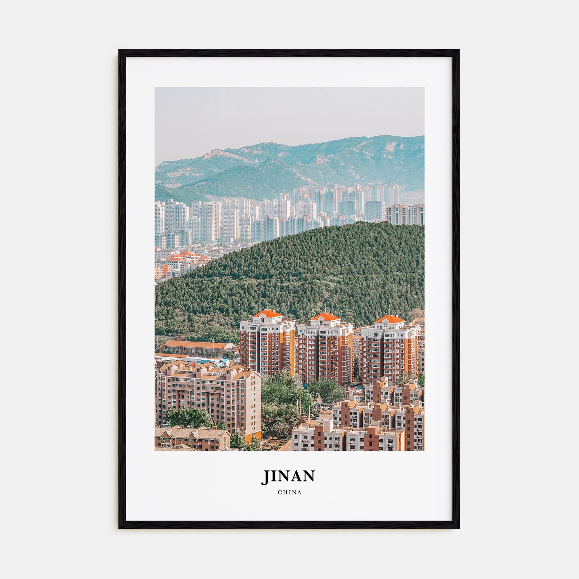 Jinan Portrait Color Poster
