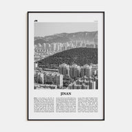 Jinan Travel B&W Poster