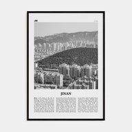 Jinan Travel B&W Poster