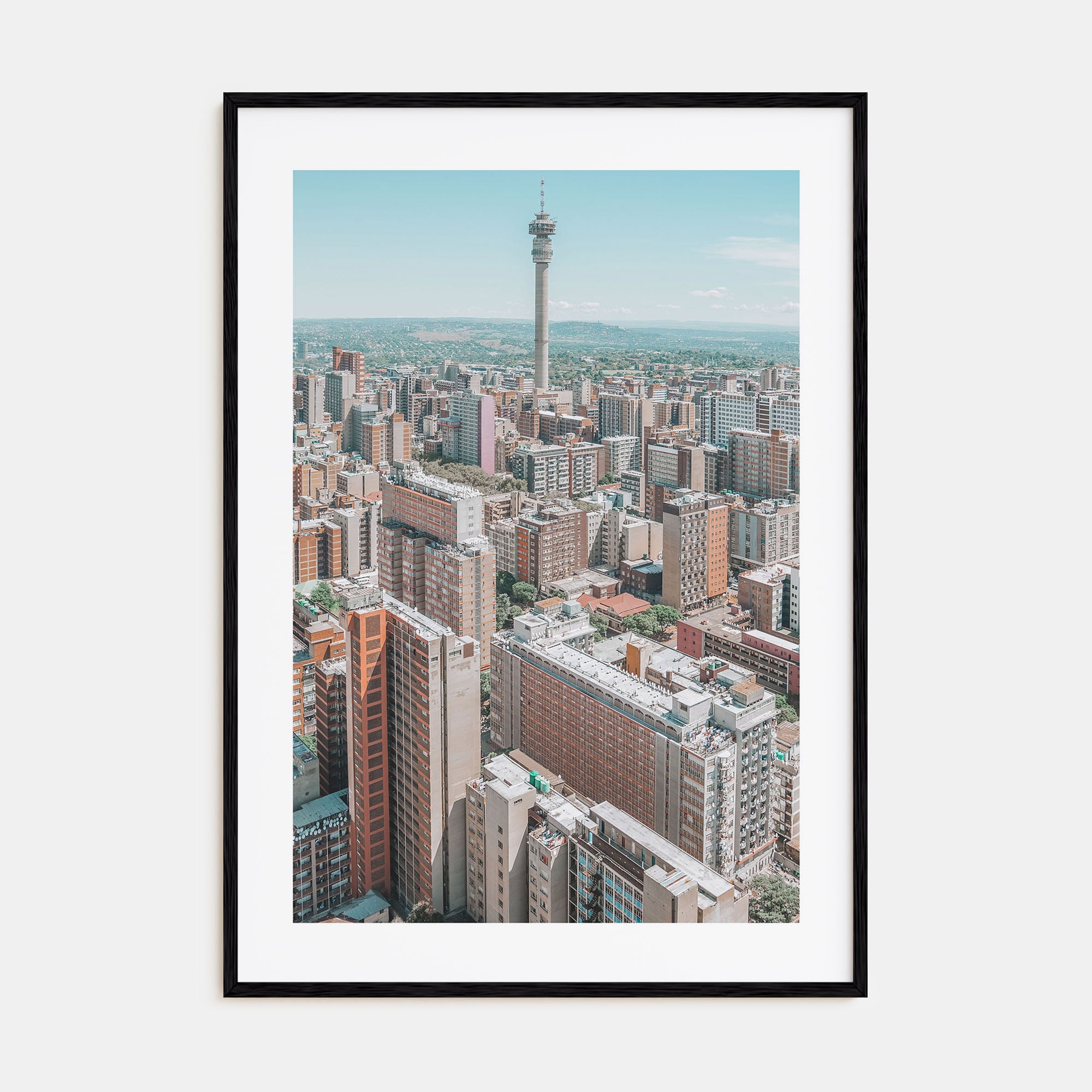 Johannesburg Photo Color Poster