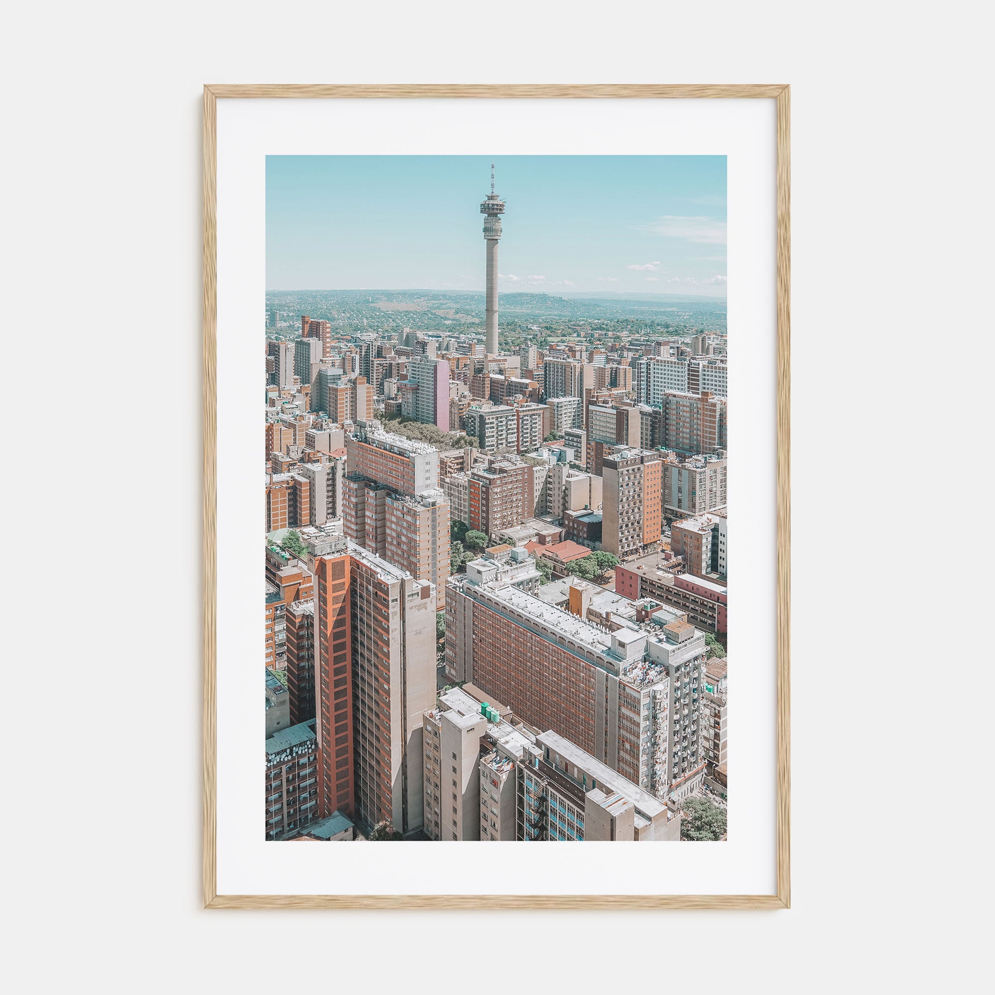 Johannesburg Photo Color Poster