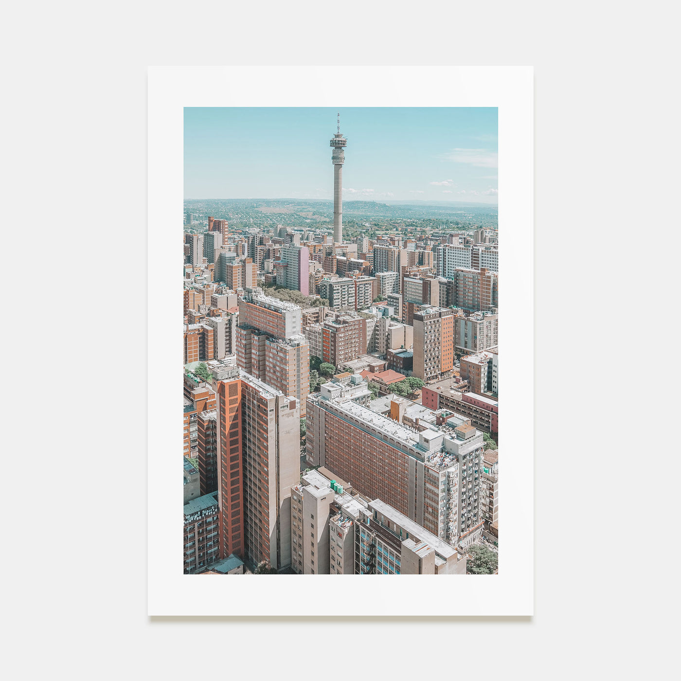 Johannesburg Photo Color Poster