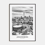 Johannesburg Portrait B&W No 2 Poster
