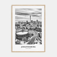 Johannesburg Portrait B&W No 2 Poster