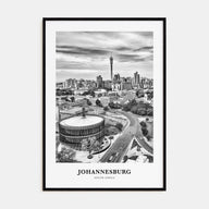 Johannesburg Portrait B&W No 2 Poster