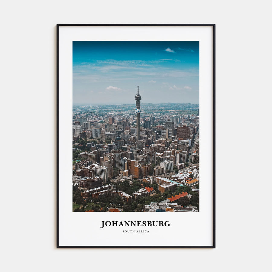 Johannesburg Portrait Color Poster