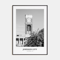 Johnson City Portrait B&W Poster