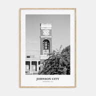 Johnson City Portrait B&W Poster