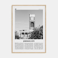 Johnson City Travel B&W Poster