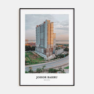 Johor Bahru Portrait Color Poster