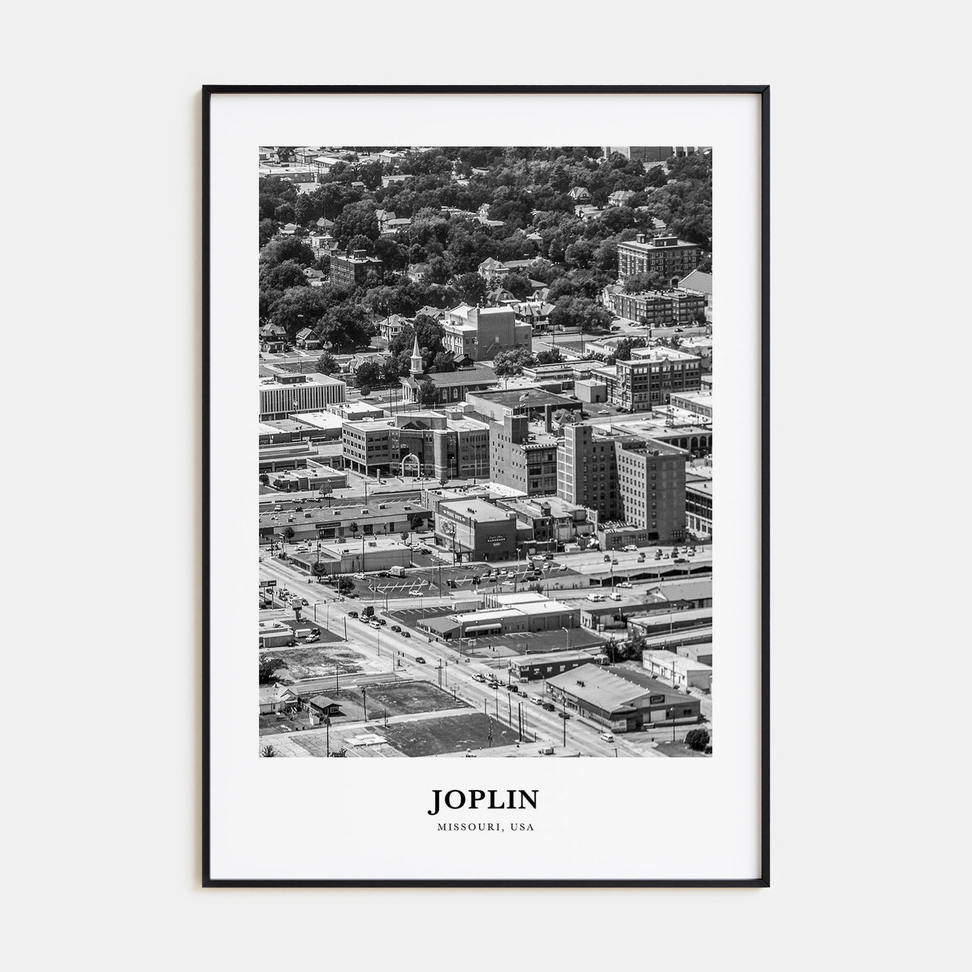 Joplin Portrait B&W Poster