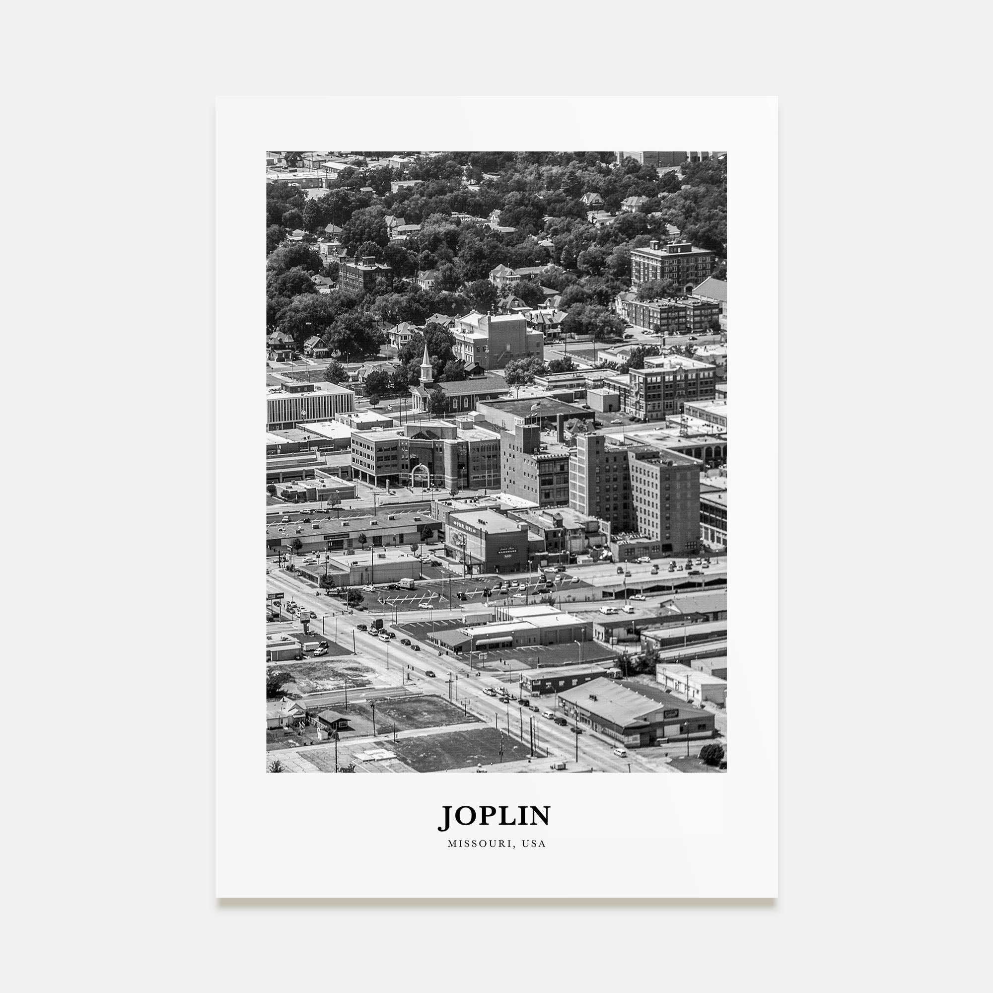 Joplin Portrait B&W Poster