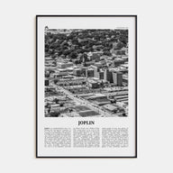 Joplin Travel B&W Poster