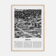 Joplin Travel B&W Poster