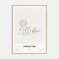 Joshua Tree National Park Drawn Poster