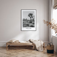Joshua Tree National Park Portrait B&W No 1 Poster