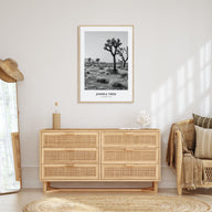 Joshua Tree National Park Portrait B&W No 1 Poster