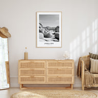 Joshua Tree National Park Portrait B&W No 2 Poster