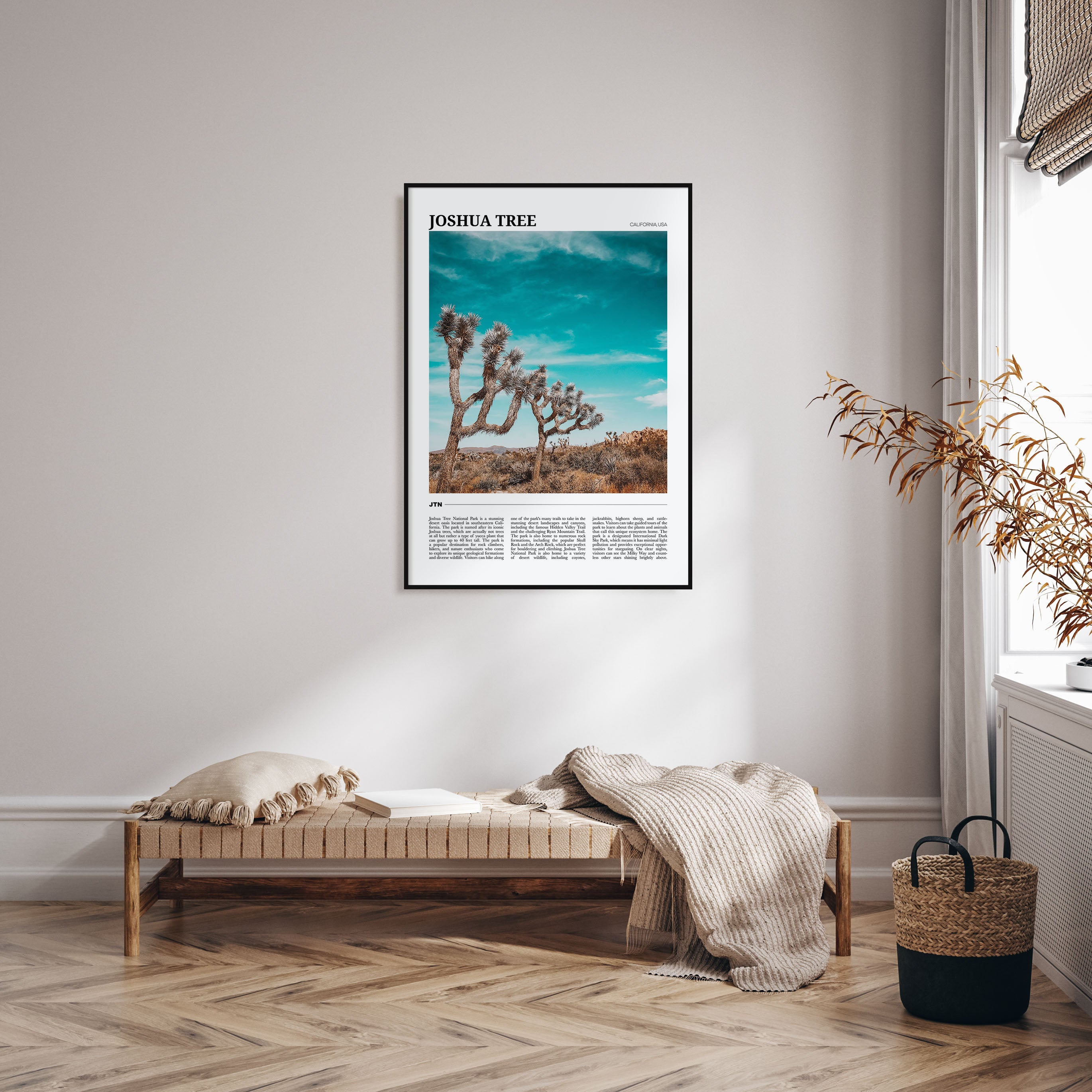Joshua Tree National Park Travel Color Poster