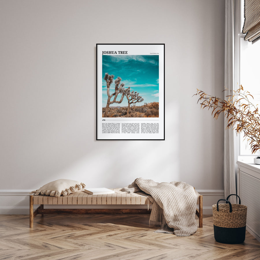 Joshua Tree National Park Travel Color Poster