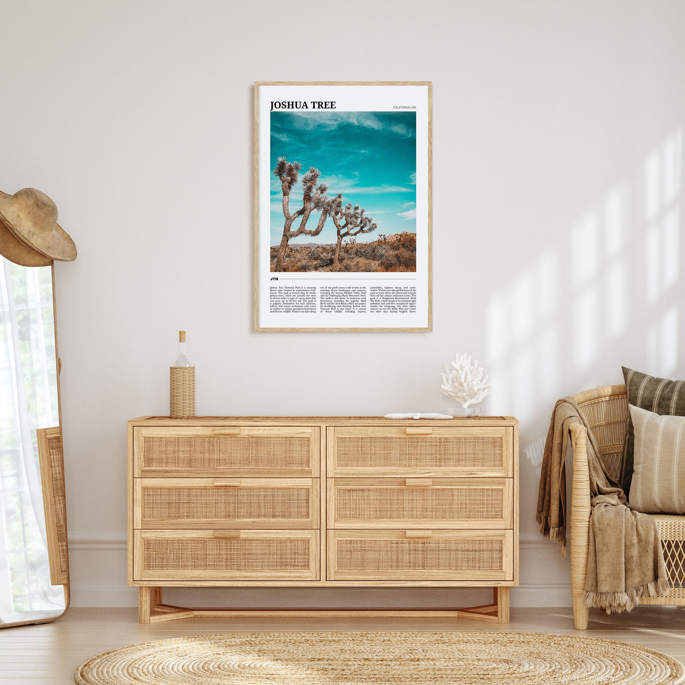 Joshua Tree National Park Travel Color Poster