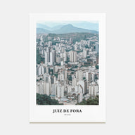 Juiz de Fora Portrait Color Poster