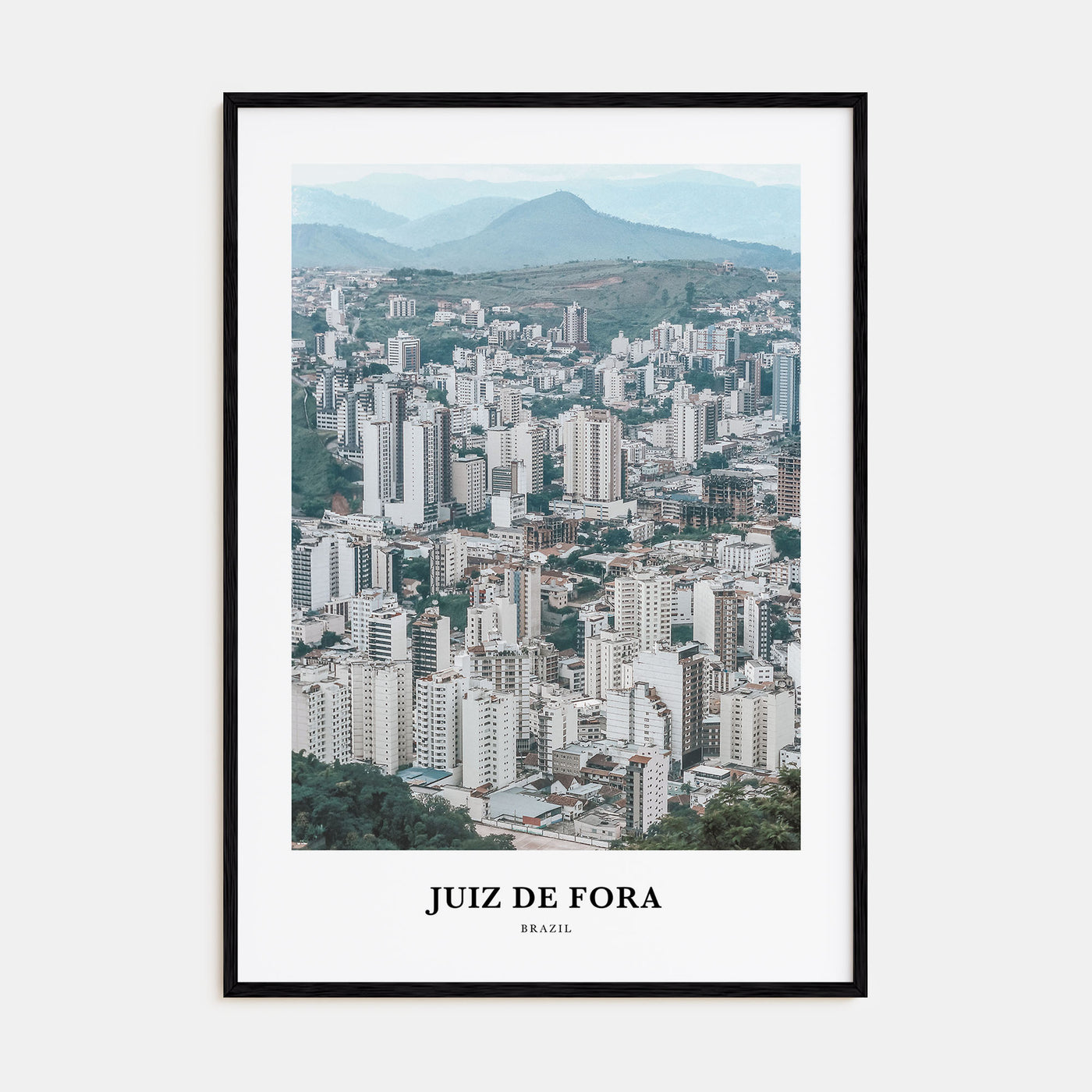 Juiz de Fora Portrait Color Poster