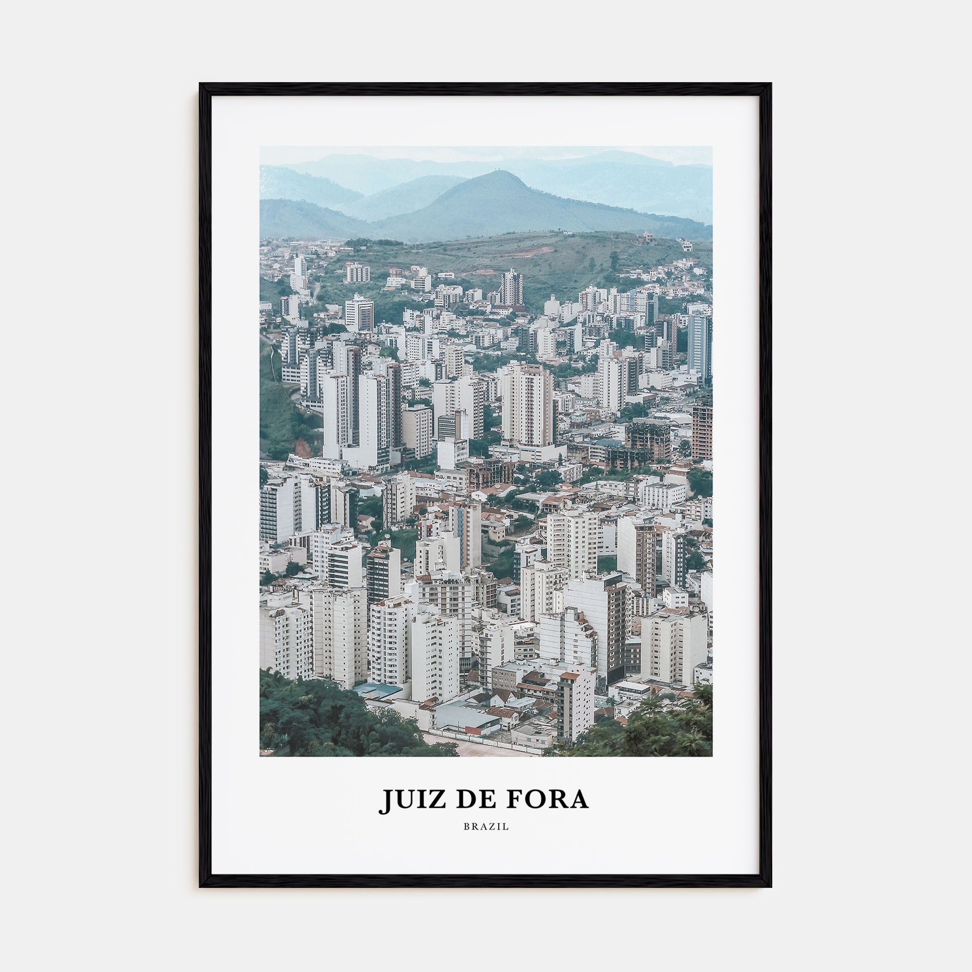 Juiz de Fora Portrait Color Poster