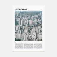 Juiz de Fora Travel Color Poster