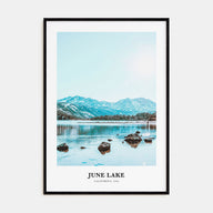 June Lake Portrait Color Poster