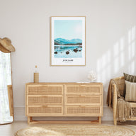 June Lake Portrait Color Poster