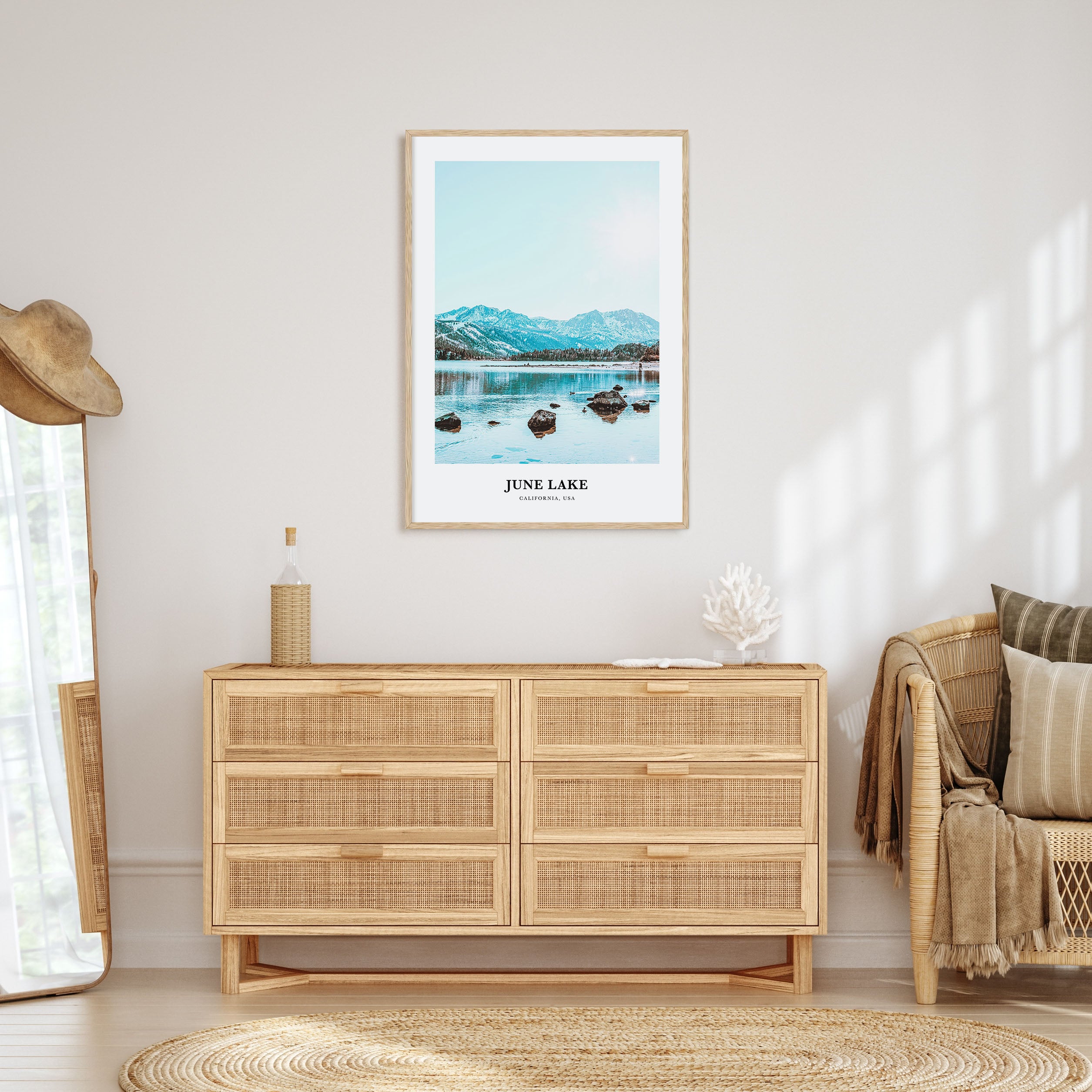 June Lake Portrait Color Poster