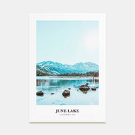 June Lake Portrait Color Poster