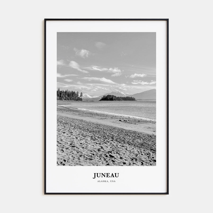 Juneau Portrait B&W No 1 Poster