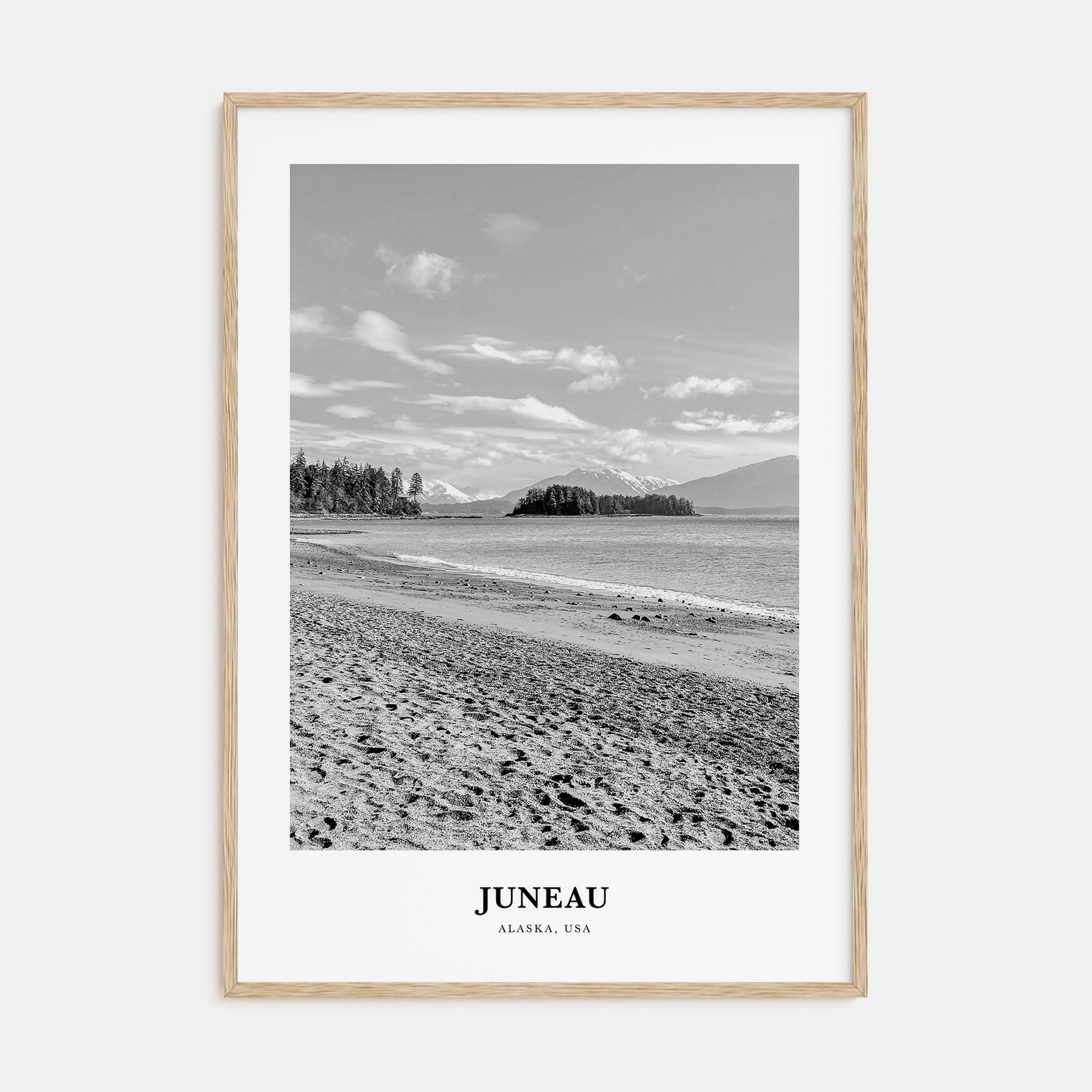 Juneau Portrait B&W No 1 Poster