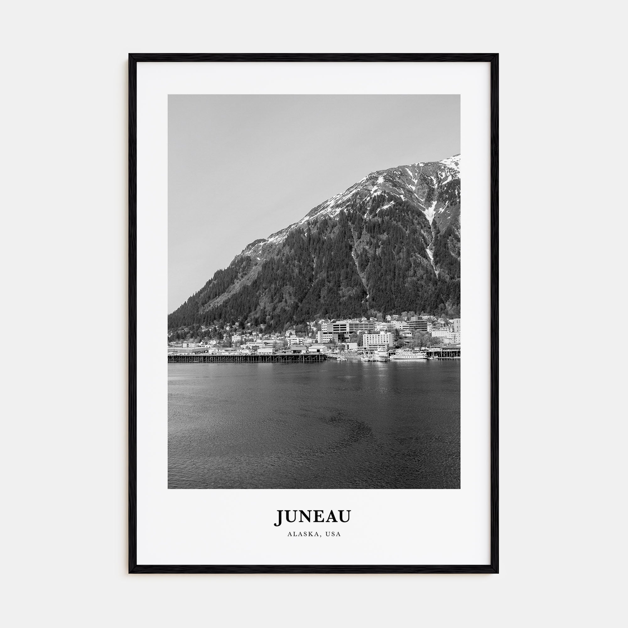 Juneau Portrait B&W No 2 Poster