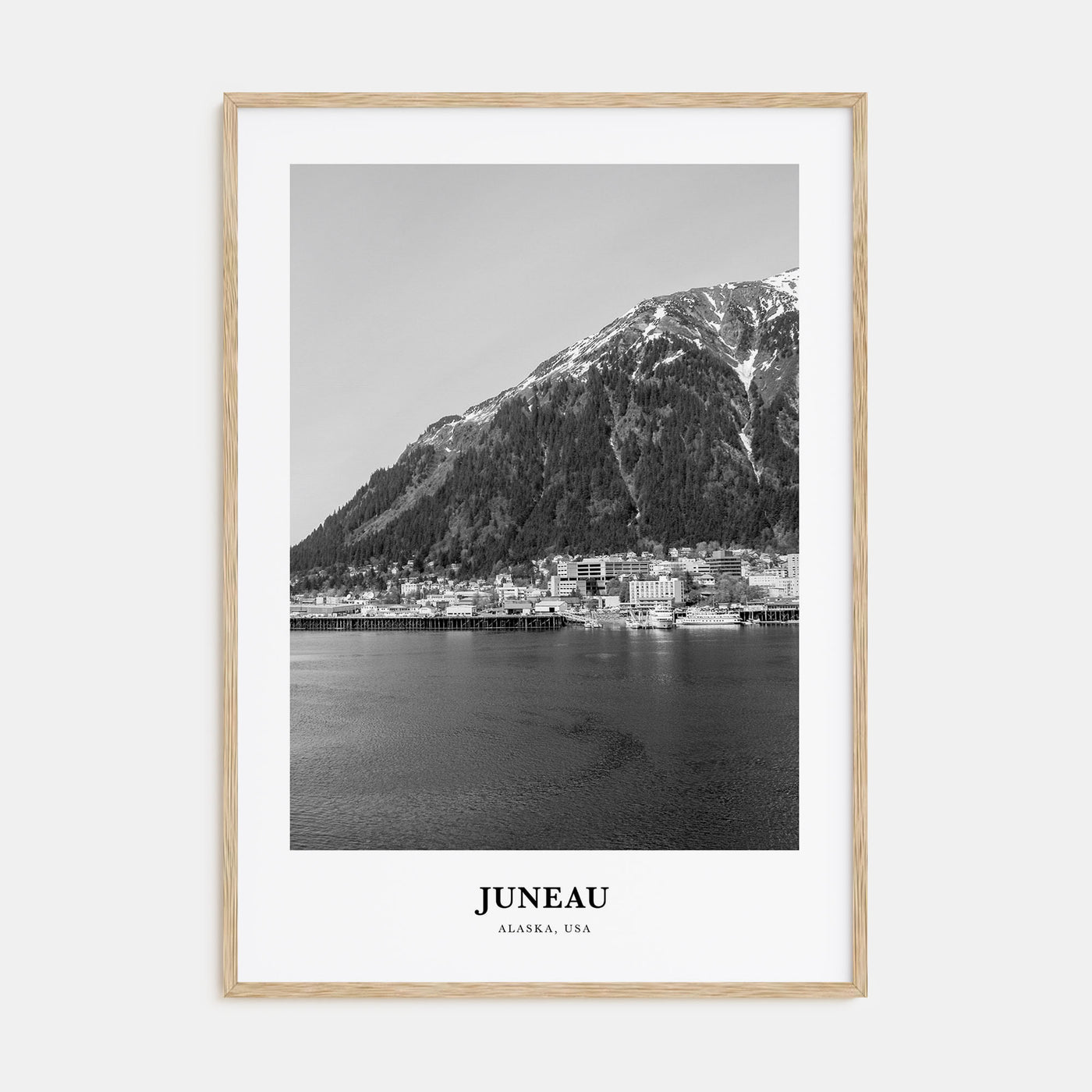 Juneau Portrait B&W No 2 Poster