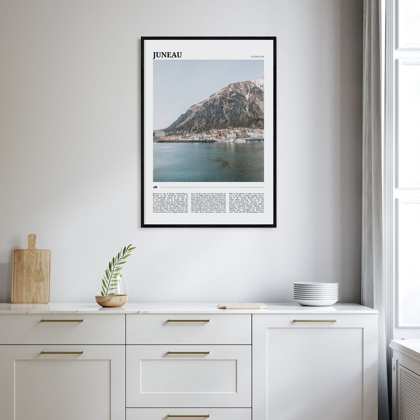 Juneau Travel Color Poster