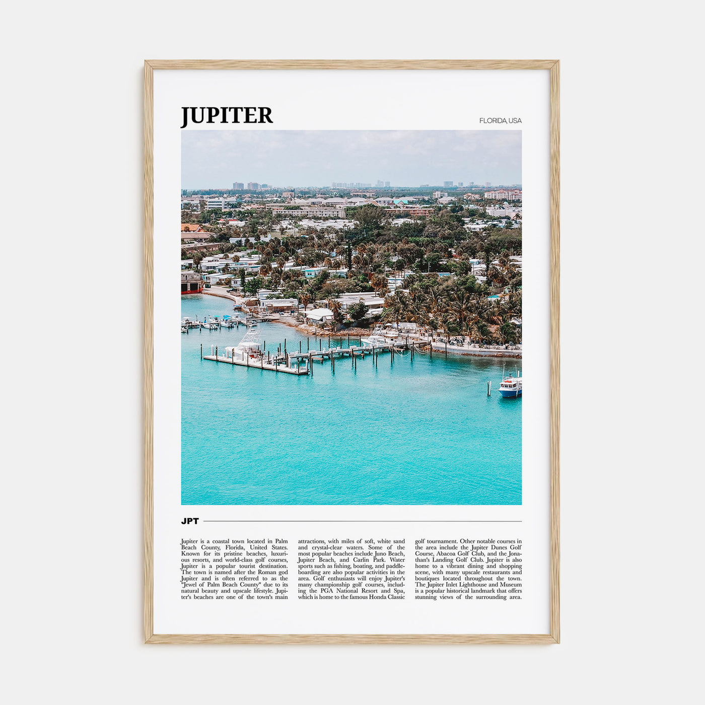 Jupiter Travel Color Poster