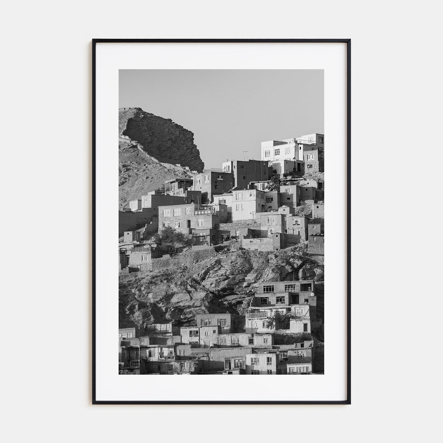 Kabul Photo B&W Poster