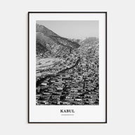 Kabul Portrait B&W Poster
