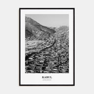 Kabul Portrait B&W Poster