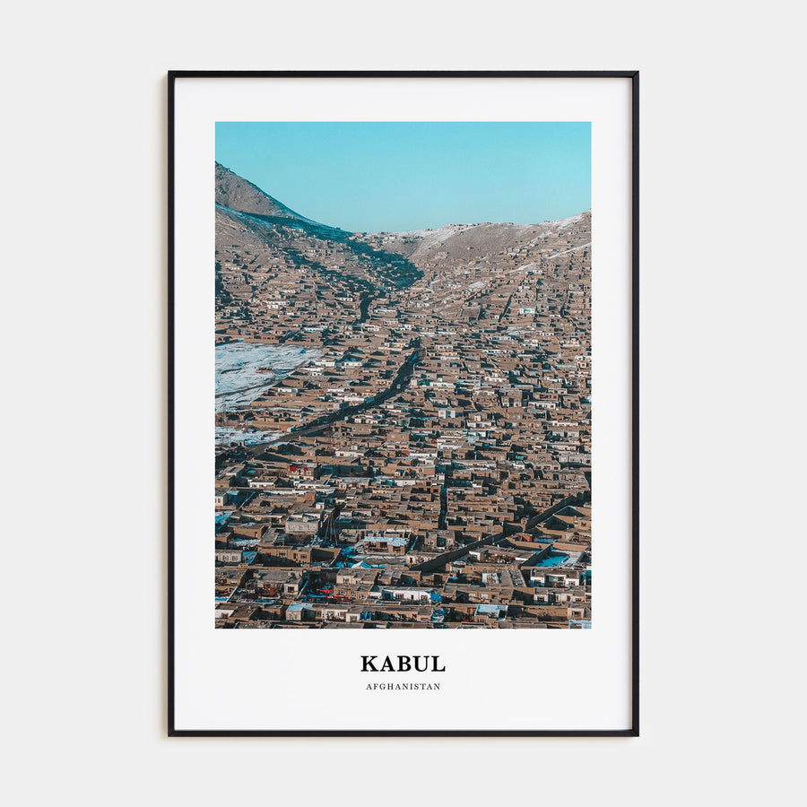 Kabul Portrait Color Poster