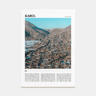 Kabul Travel Color Poster