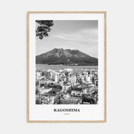 Kagoshima Portrait B&W Poster